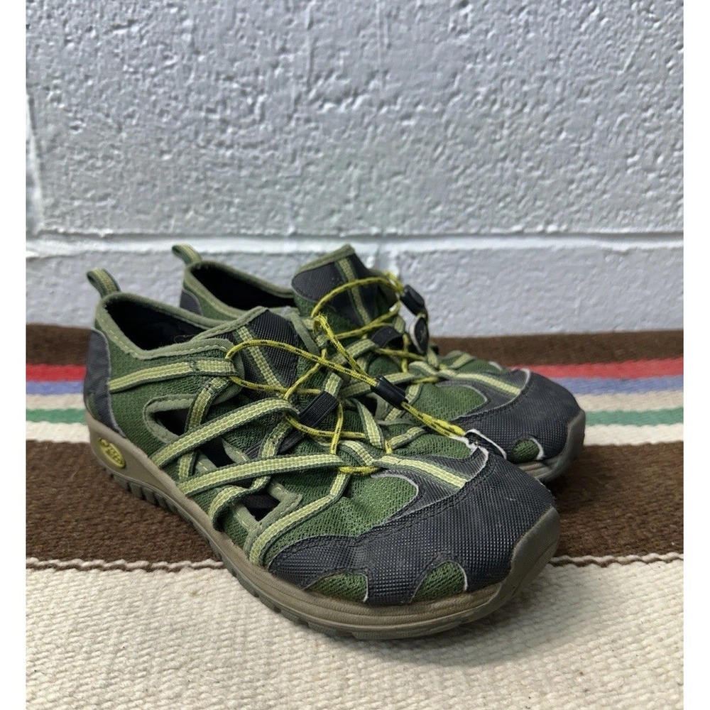 Chaco Hiking Shoes Green Junior Outcross Trail Water / Kids' 3